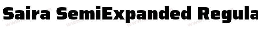 Saira SemiExpanded Regular字体转换 Saira SemiExpanded Regular字体转换
